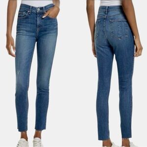 RAG & BONE High Rise Skinny Jeans El Cut Hem With Original Tags Size 31